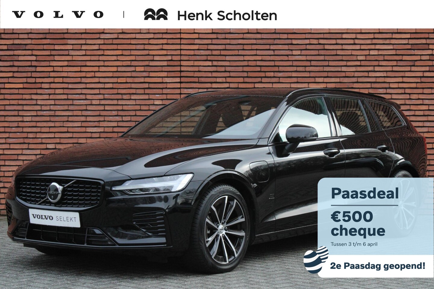 Volvo V60 - T6 Plug-in hybrid AWD Plus Dark | Trekhaak | 360 Graden Camera | Verwarmbare Voorstoelen | - AutoWereld.nl