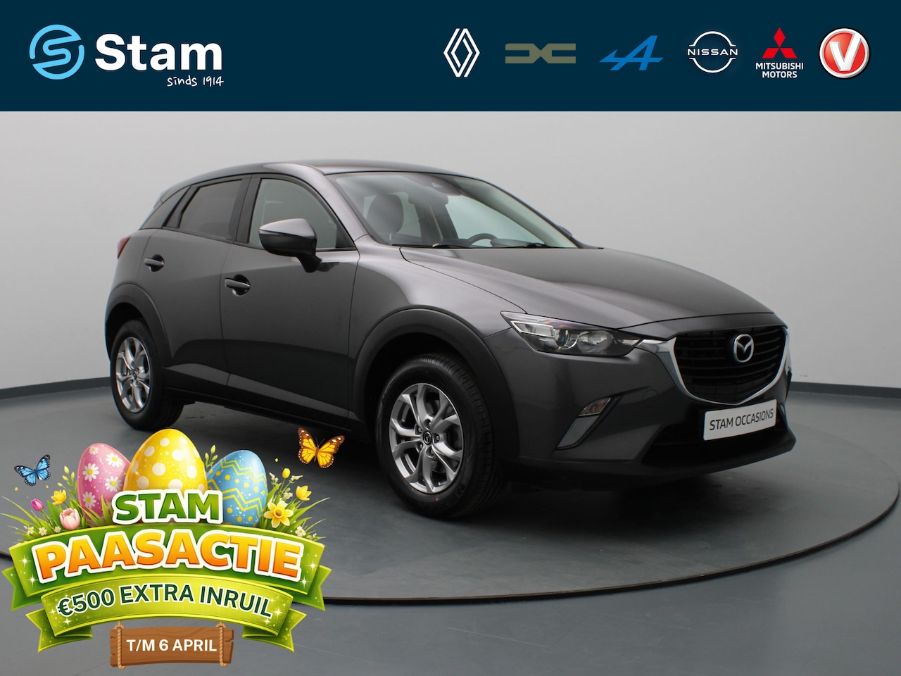 Mazda CX-3 - 2.0 SkyActiv-G 120 Dynamic Cruise | Climate | Navi | Parkeersens. achter - AutoWereld.nl