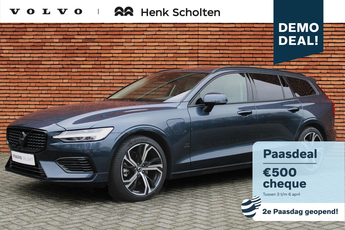 Volvo V60 - T6 Plug-in hybrid AWD Essential | Verwarmbare voorstoelen en stuurwiel |  Adaptieve Cruise - AutoWereld.nl