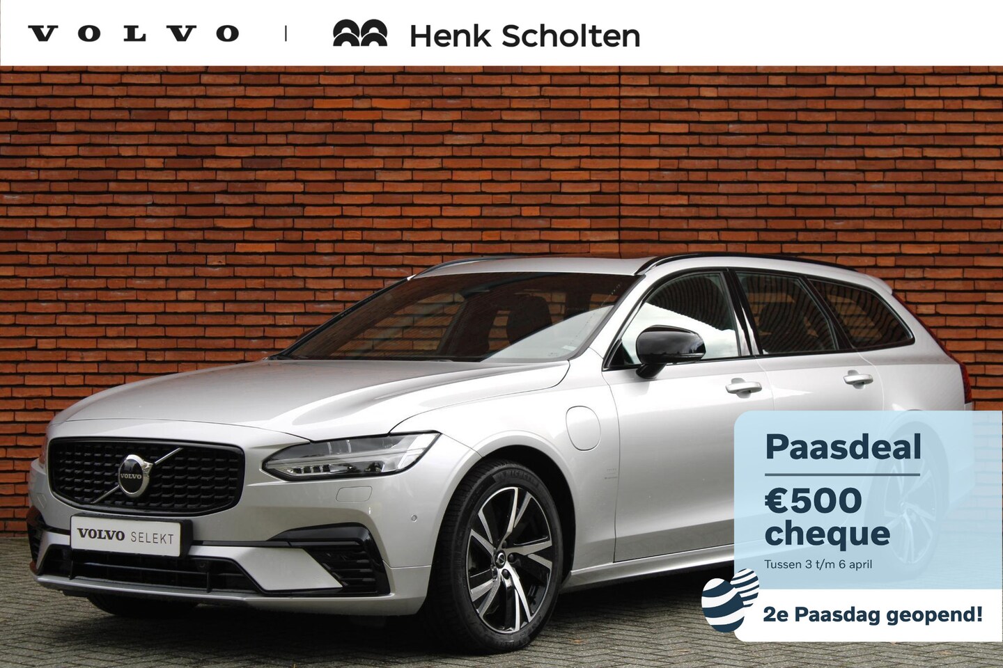 Volvo V90 - T6 Automaat Plug-In Hybrid AWD Plus Dark | Premium audio by Harman Kardon | Google Navigat - AutoWereld.nl