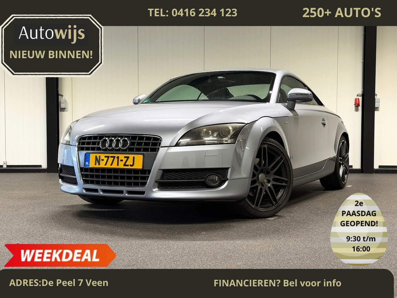 Audi TT - 2.0 TFSI|S-LINE|AUT|HALF LEER|200PK|Goed onderhouden - AutoWereld.nl