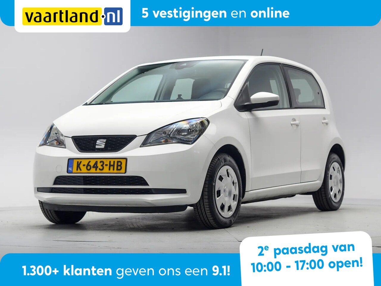 SEAT Mii Electric - 5-drs Aut. [ ECC / Climate controle DAB PDC ] - AutoWereld.nl