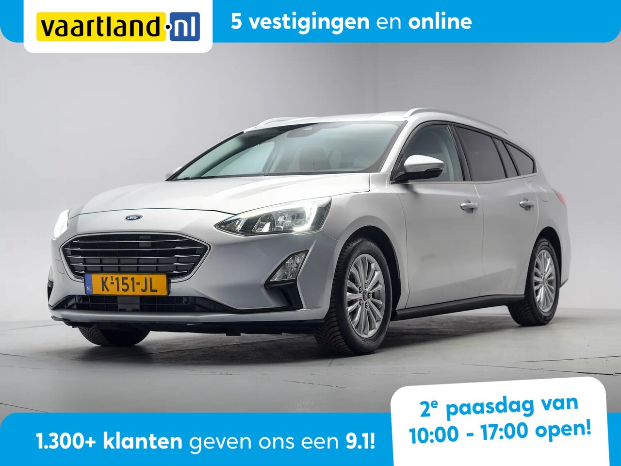 Ford Focus Wagon - 1.0 EcoBoost Hybrid Titanium X Business [ LED Navi Camera ] - AutoWereld.nl