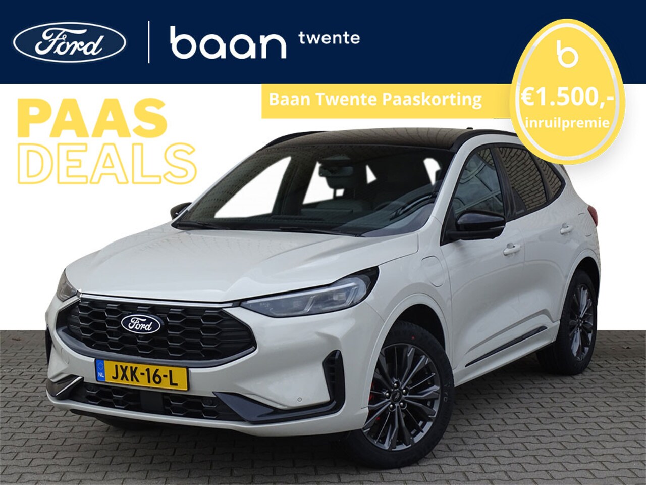 Ford Kuga - 2.5 PHEV Sound Edition Gratis trekhaak 2.100 kg | Matrix LED | B&O Surround | Winter Pack - AutoWereld.nl