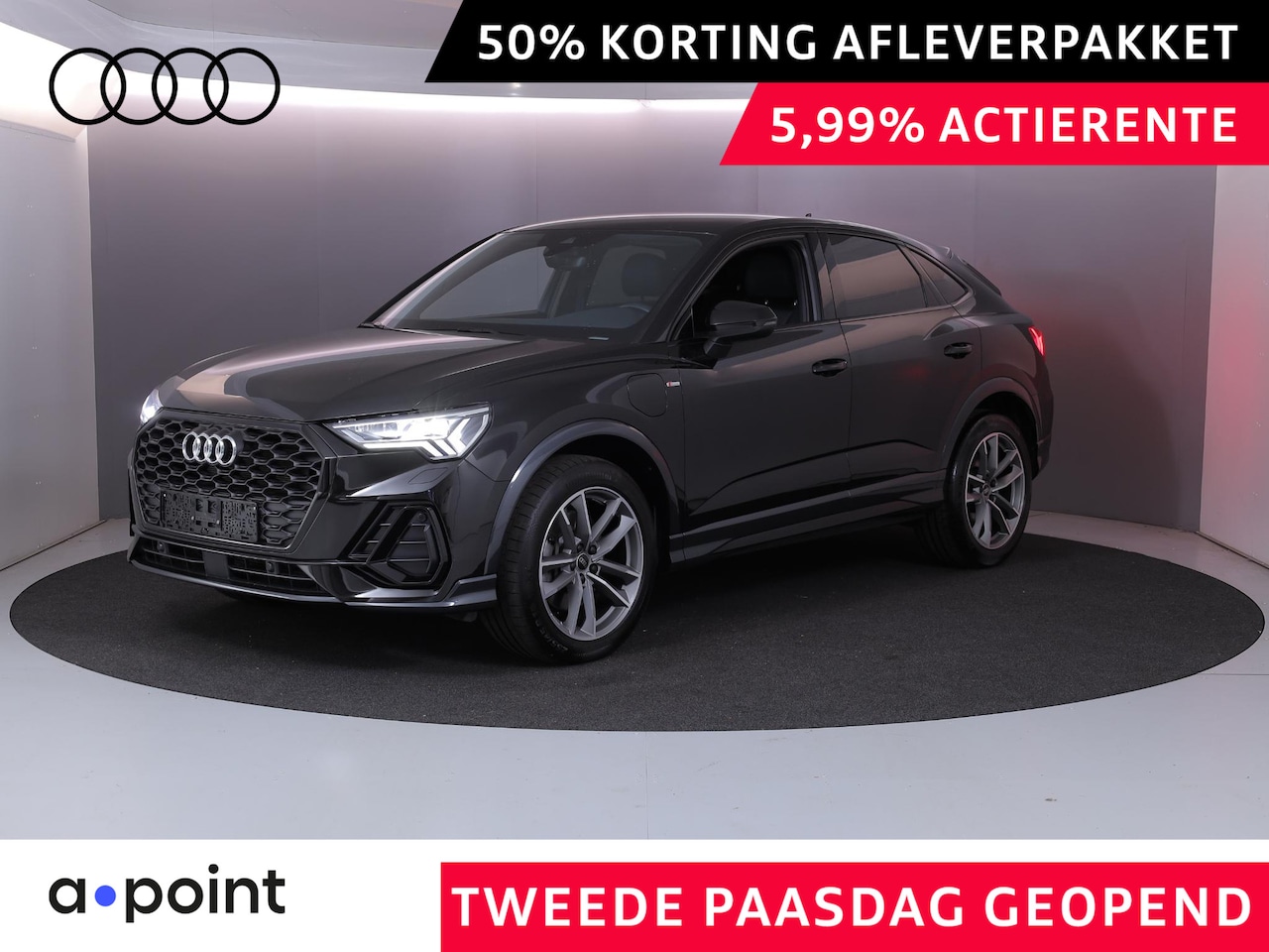 Audi Q3 Sportback - 45 TFSI e S Edition 245 pk S-tronic | Navigatie | Parkeersensoren | Achteruitrijcamera | M - AutoWereld.nl