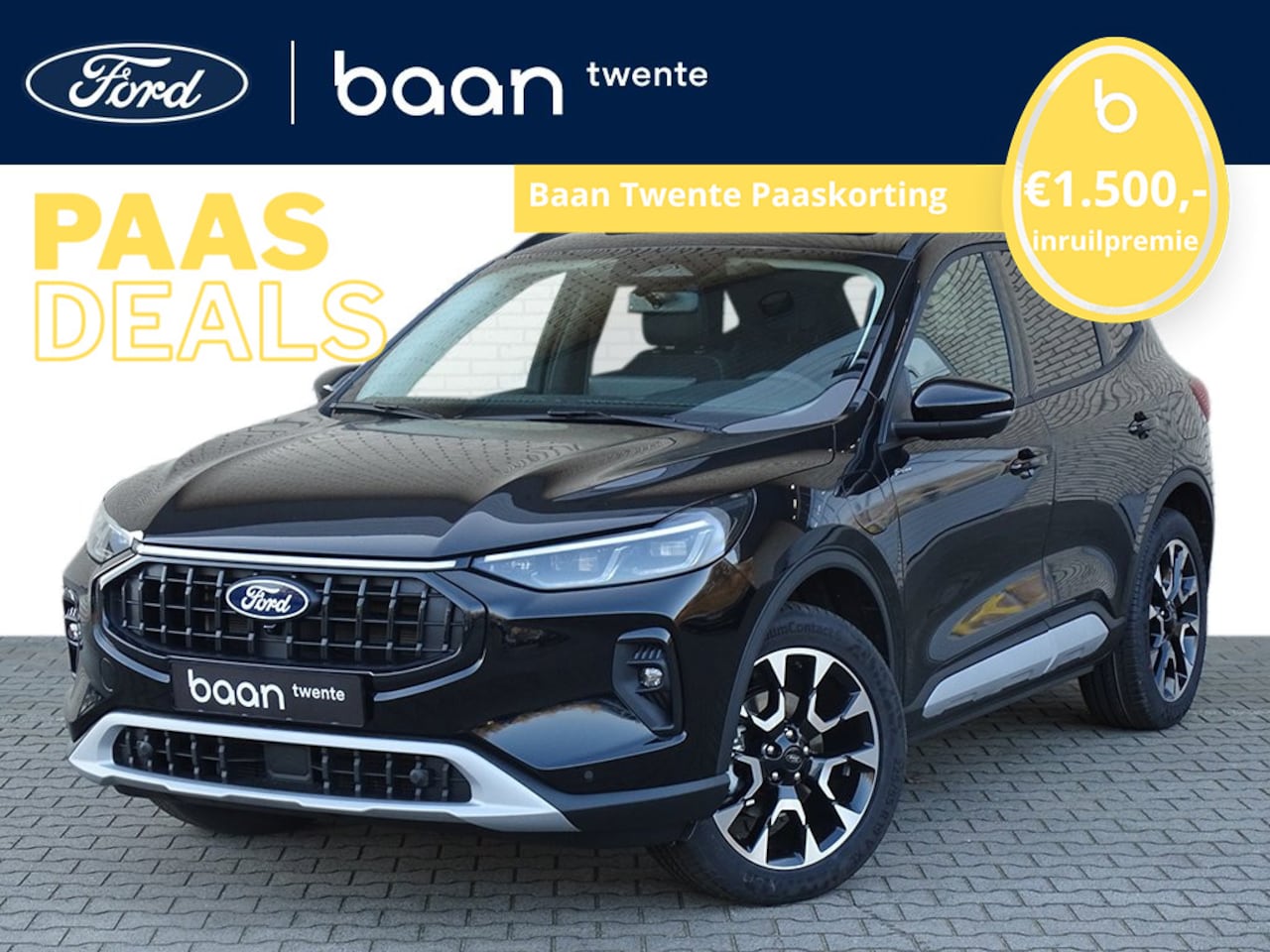 Ford Kuga - 2.5 PHEV Active X | Trekhaak wegkl. | Winter Pack | Matrix LED | Panorama dak | Agate Blac - AutoWereld.nl