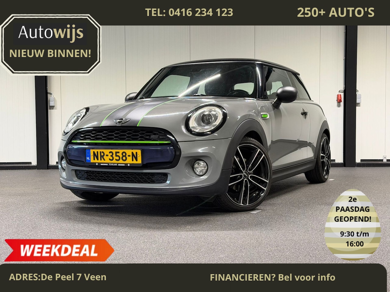 MINI John Cooper Works - Mini 1.5 Business|JCW|LED|NAVI|LM-VELG|NL AUTO - AutoWereld.nl