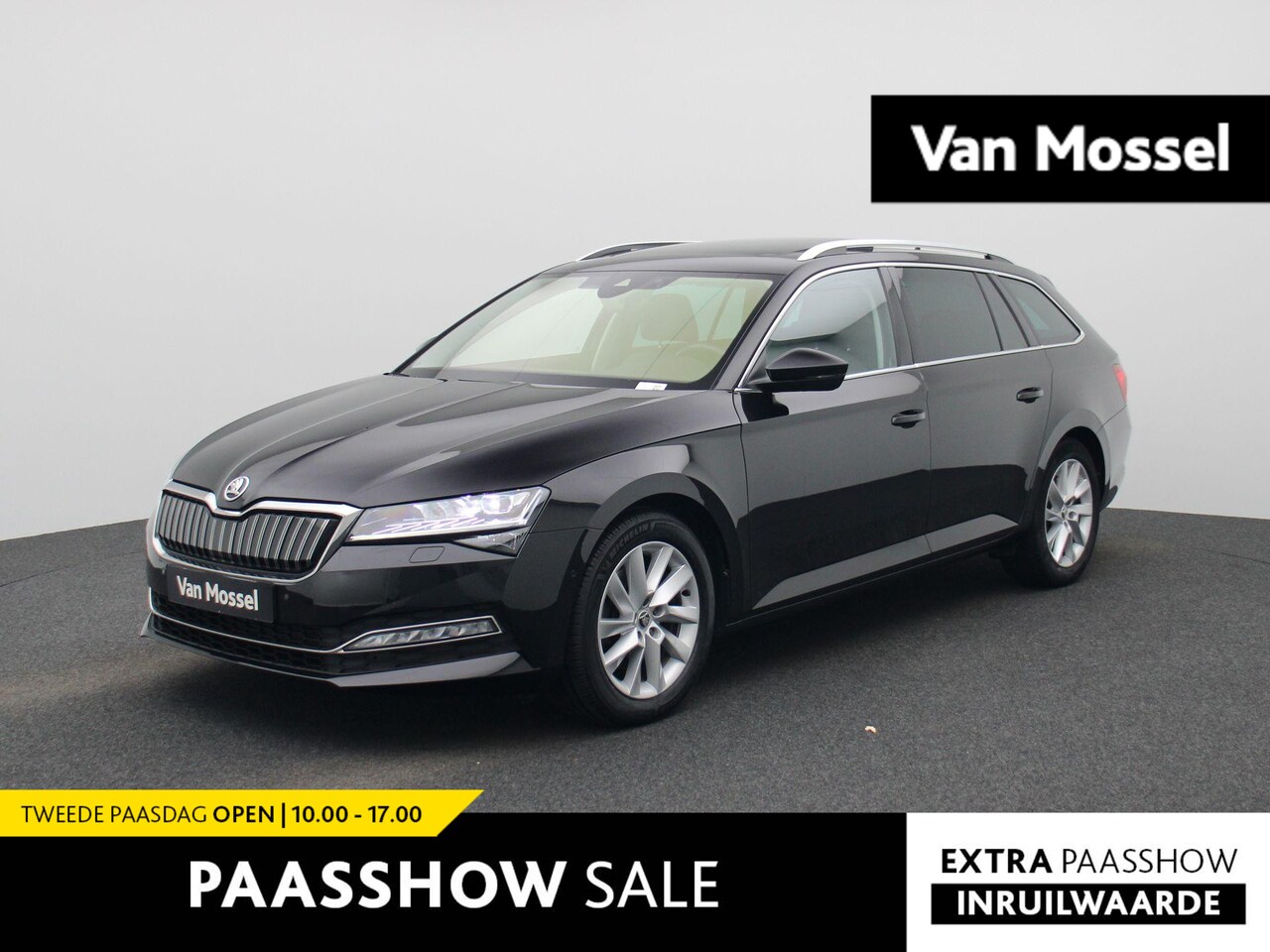 Skoda Superb Combi - 1.4 TSI iV Clever+ | Automaat | Panoramadak | Lederen Bekleding | Stoel + Stuurverwarming - AutoWereld.nl