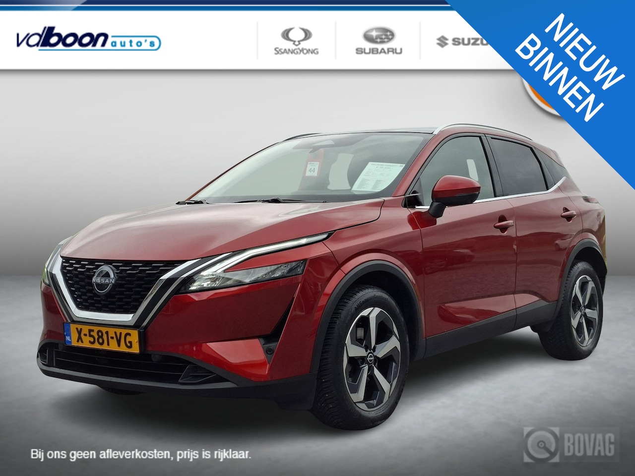 Nissan Qashqai - 1.3 MHEV Xtronic N-Connecta NAVI | PANO DAK | NL-auto | rijklaarprijs !! - AutoWereld.nl