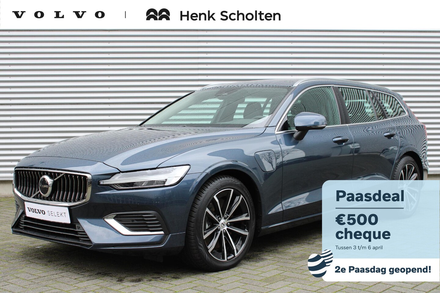 Volvo V60 - 2.0 T6 Plug-in hybrid AWD Essential Bright | Lederen Bekleding | Trekhaak Met Semi Elektri - AutoWereld.nl