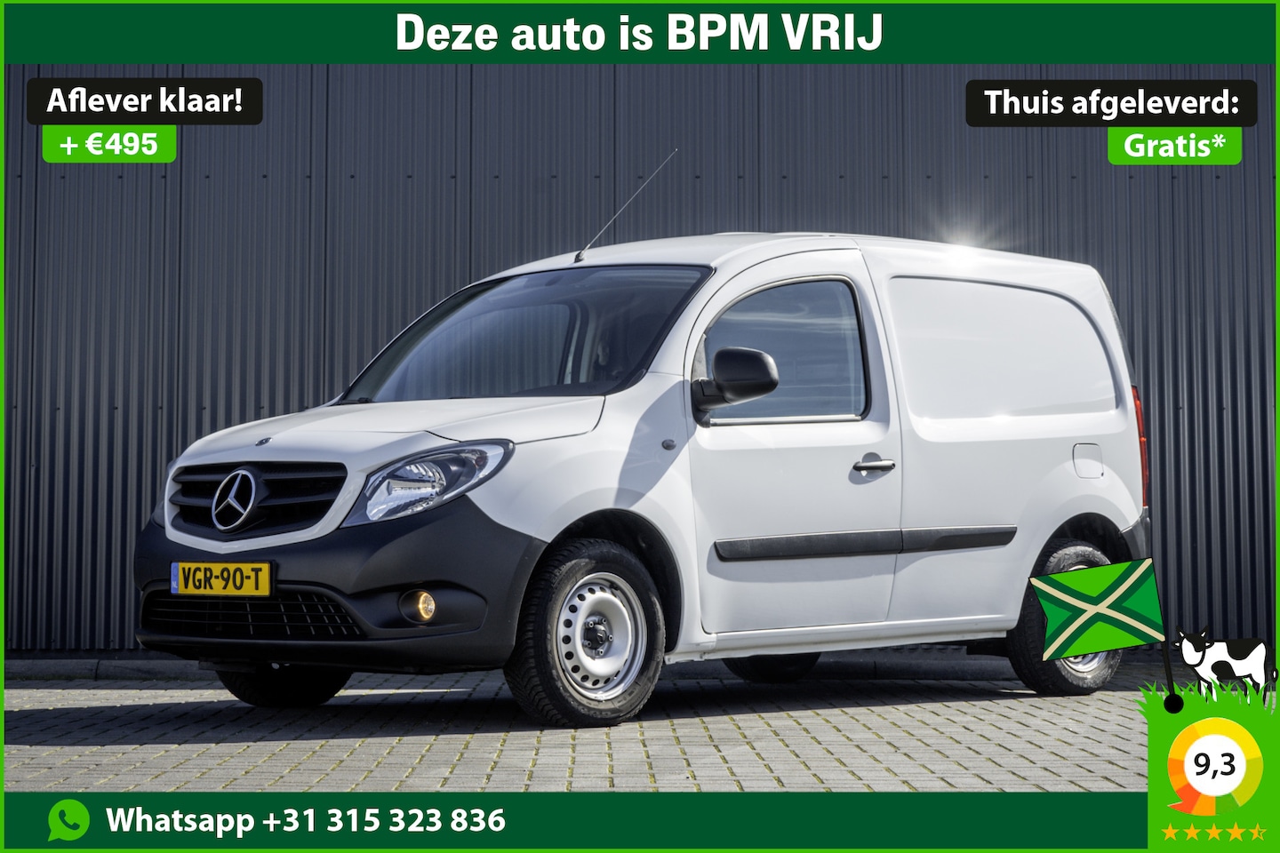 Mercedes-Benz Citan - **108 CDI | Euro 6 | A/C | Start/Stop | Schuifdeur** - AutoWereld.nl