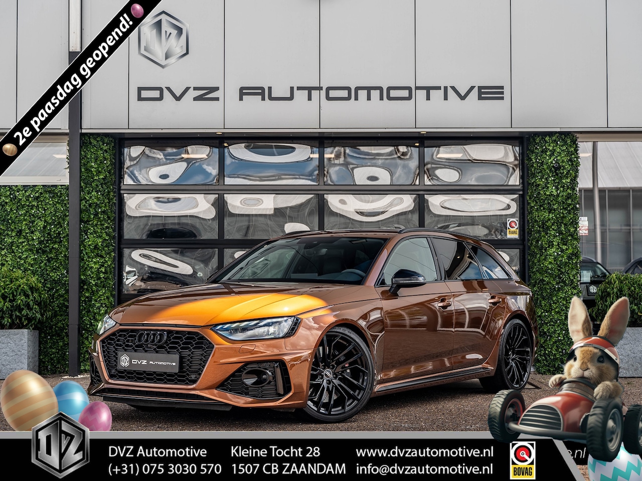 Audi A4 Avant - RS4 2.9 TFSI 450PK Quattro | RS Dynamic | B&O Sound | Sport Uitlaat | Black Optik | BTW - AutoWereld.nl