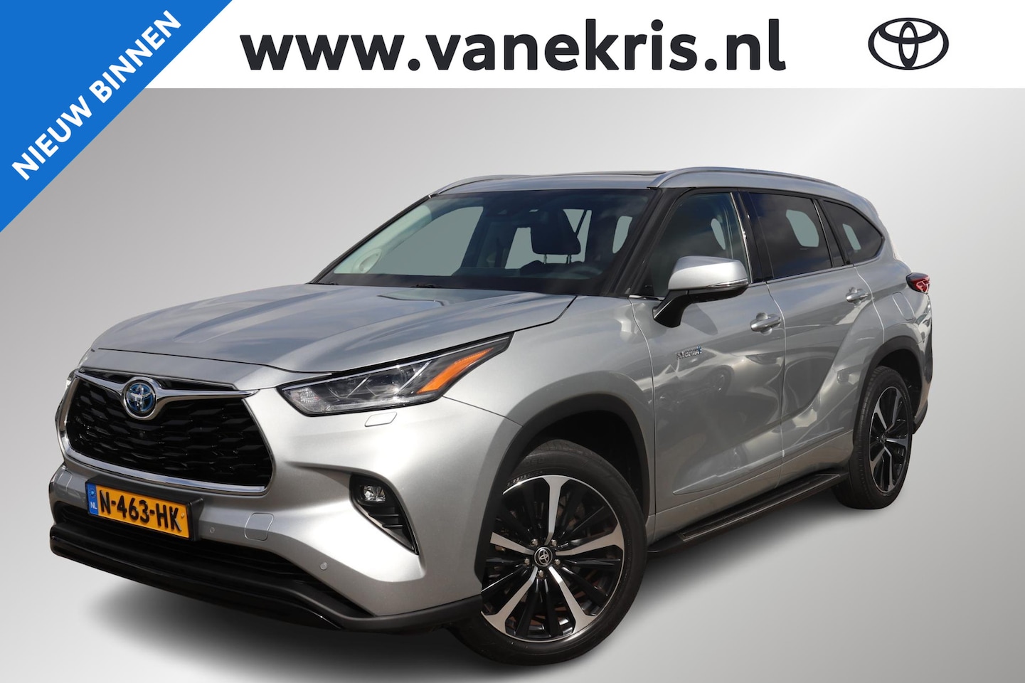 Toyota Highlander - 2.5 AWD Hybrid Premium 2.5 AWD Hybrid Premium, JBL, Stoel verkoeling en verwarming, Leder, BSM, Apple Carplay/And - AutoWereld.nl