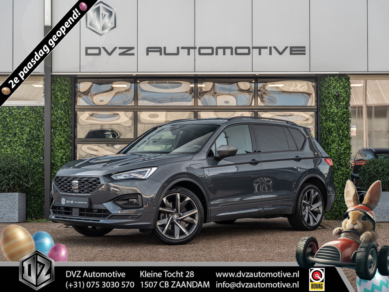 SEAT Tarraco - 1.4 TSI 245PK e-Hybrid PHEV FR | Safe & Driving Pack XL | Winter Pack | BTW - AutoWereld.nl