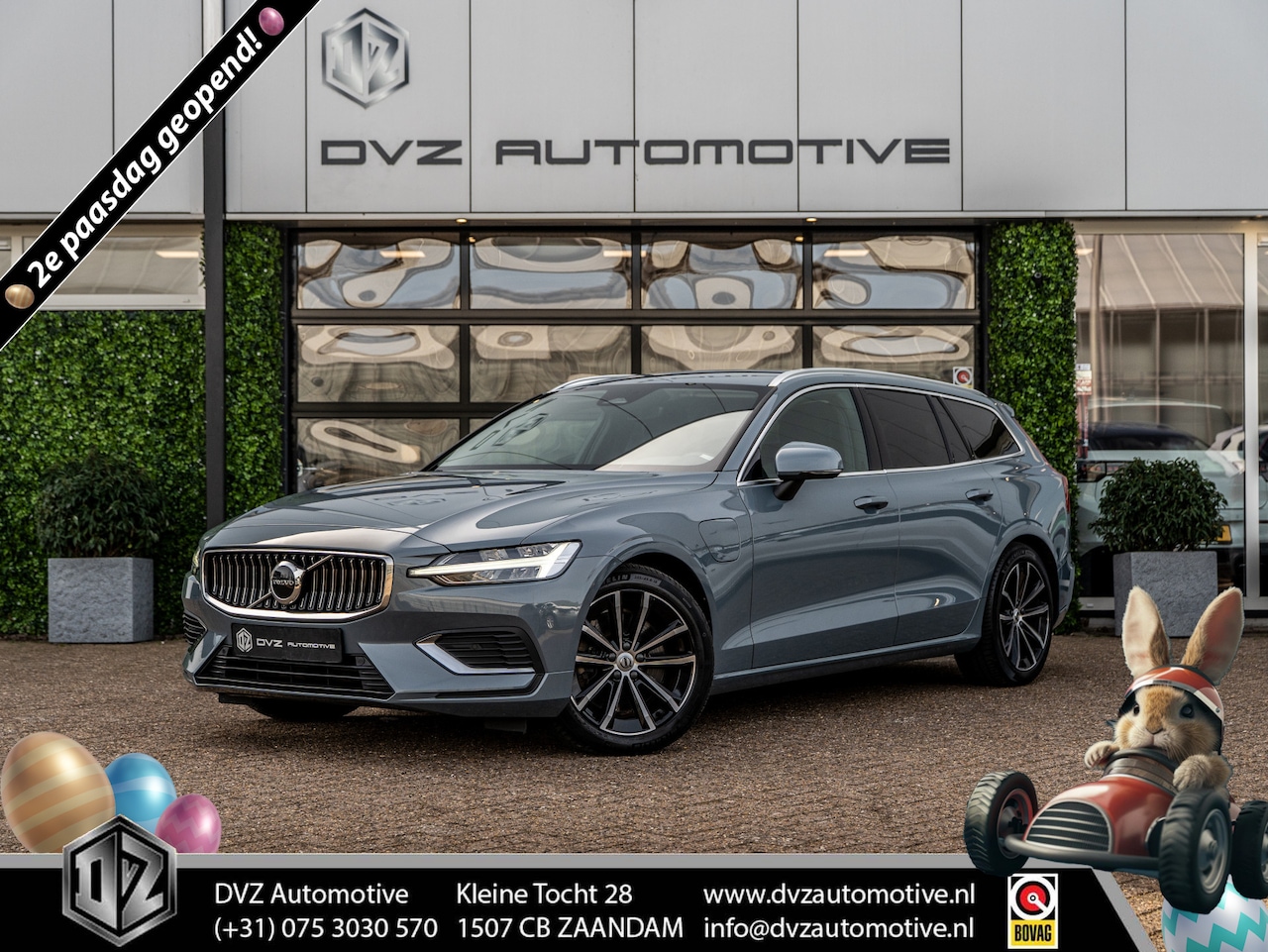 Volvo V60 - 2.0 T6 Plug-in hybrid AWD Core Bright | LED | PDC | Carplay | BTW - AutoWereld.nl
