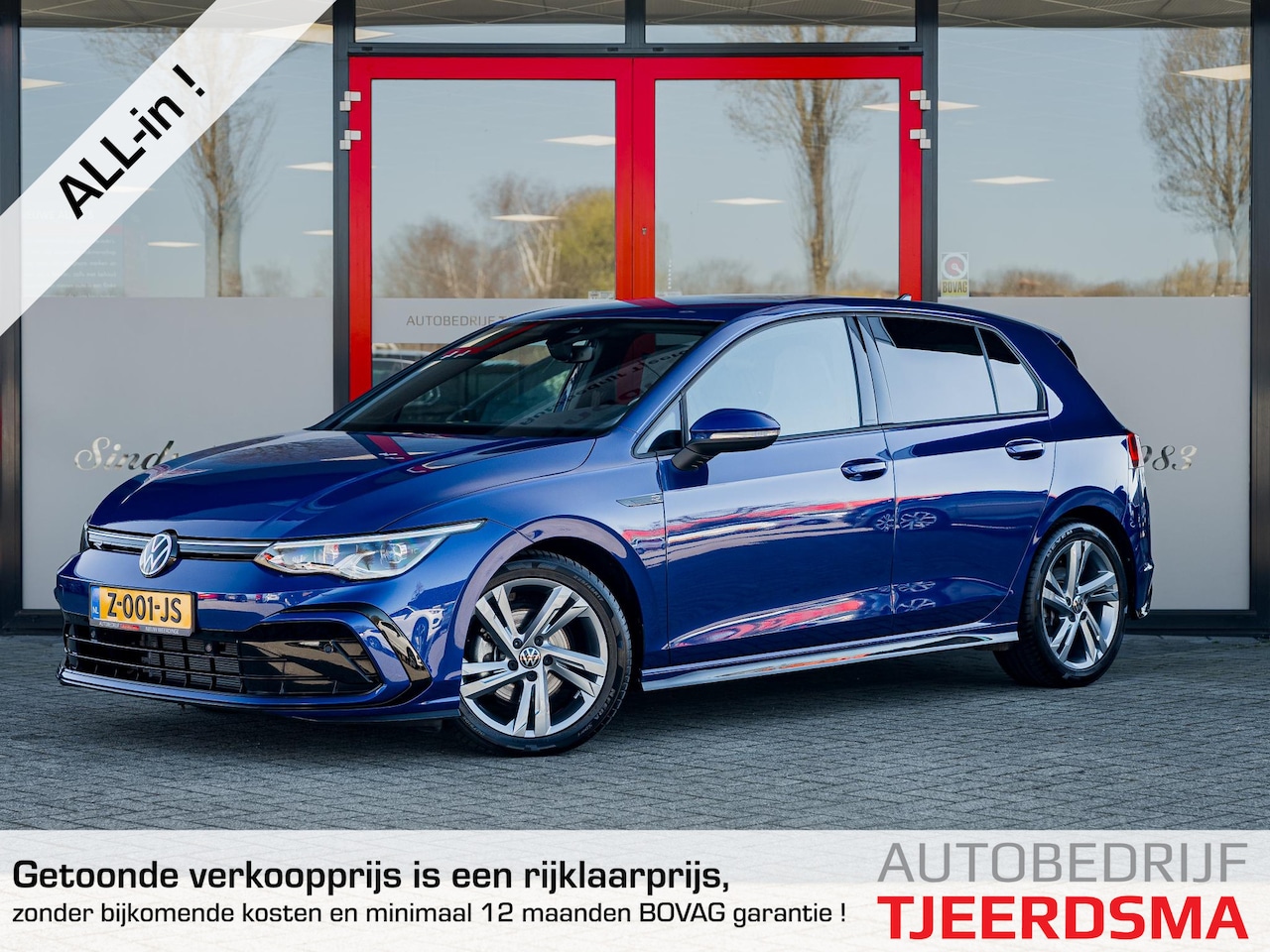 Volkswagen Golf - 1.5 eTSI R-Line Business+ | Lapiz Blue | Stoelverwarming | Stuurwiel Verwarmd | IQ Light | - AutoWereld.nl