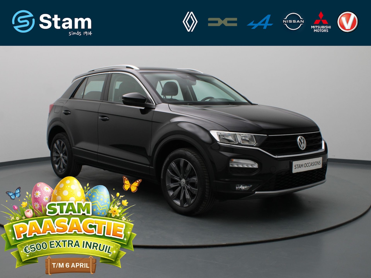 Volkswagen T-Roc - TSI Style Business 115pk Adapt. Cruise | Carplay | Navi | Parkeersens. v+a | - AutoWereld.nl