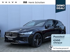 Volvo V60 - T6 Automaat AWD Plus Black Edition | Nappa Leder/Open Grid Charcoal sportstoelen | 19 inch