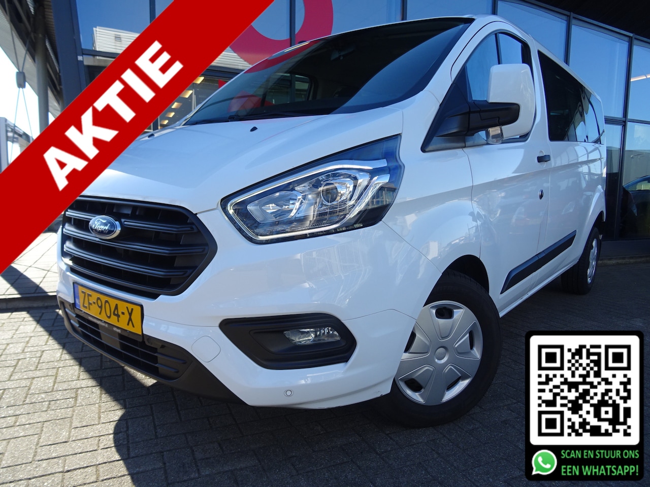 Ford Transit Custom - 320 2.0 TDCI L2H1 Trend | 9 PERSOONS | LENGTE 2 = EXTRA GROTE BAGAGERUIMTE | - AutoWereld.nl
