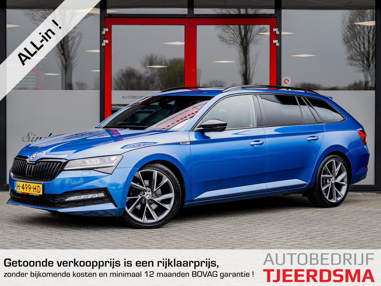 Skoda Superb Combi - 1.5 TSI ACT Sportline Business | Kanton Audio | Alcantara | Sportstoelen | Warmtewerend Ve - AutoWereld.nl