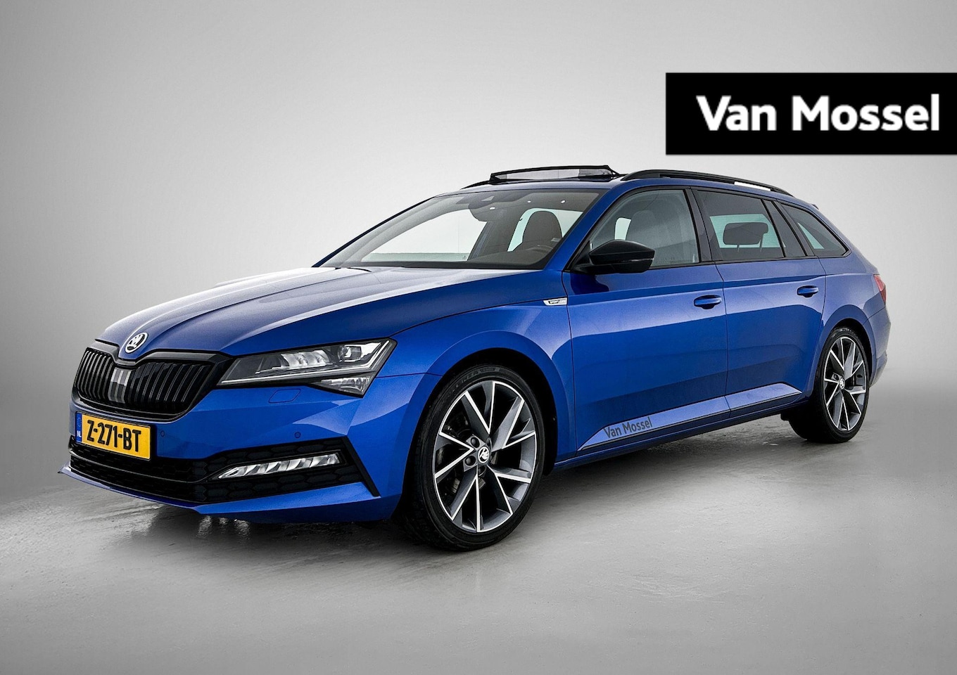 Skoda Superb Combi - 1.5 TSI ACT Sportline Business | PANO SCHUIF-/KANTELDAK | ELEKTR. ACHTERKLEP | VOOR- ACHTE - AutoWereld.nl