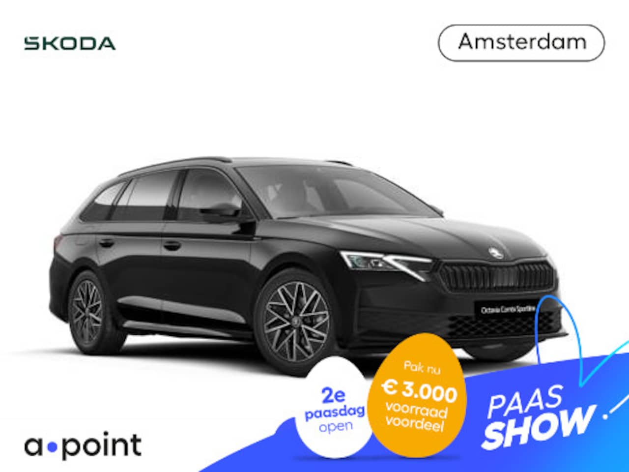 Skoda Octavia Combi - Sportline Tour m-HEV 1.5 TSI 150 pk 7 versn. DSG | Panorama schuif/kanteldak | Trekhaak, w - AutoWereld.nl