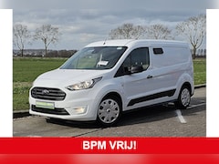 Ford Transit Connect - 1.5 EcoBlue L2 Trend Navi Trekhaak 3-Zits PDC Airco Euro6 120 PK