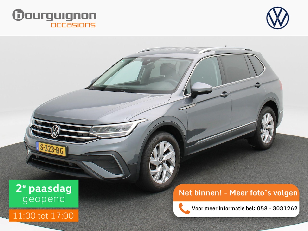 Volkswagen Tiguan Allspace - 1.5 TSi 150 Pk Automaat Life Business | 7 Persoons | Camera | Stoel/Stuur Verwarming | Mas - AutoWereld.nl