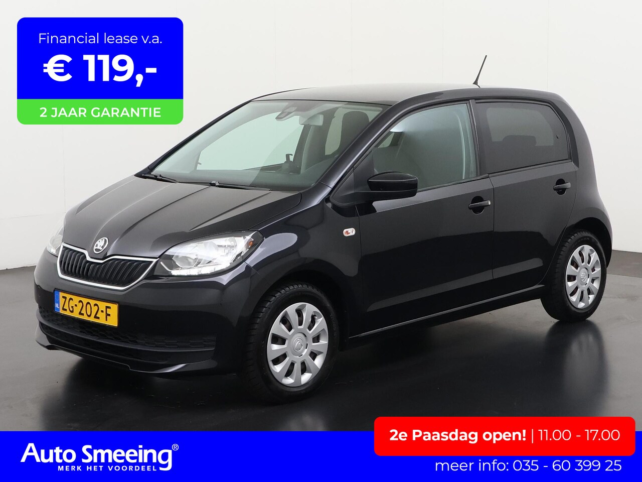 Skoda Citigo - 1.0 Greentech Ambition | Airco | Bluetooth | Cruise Control | 12 mnd Garantie | - AutoWereld.nl