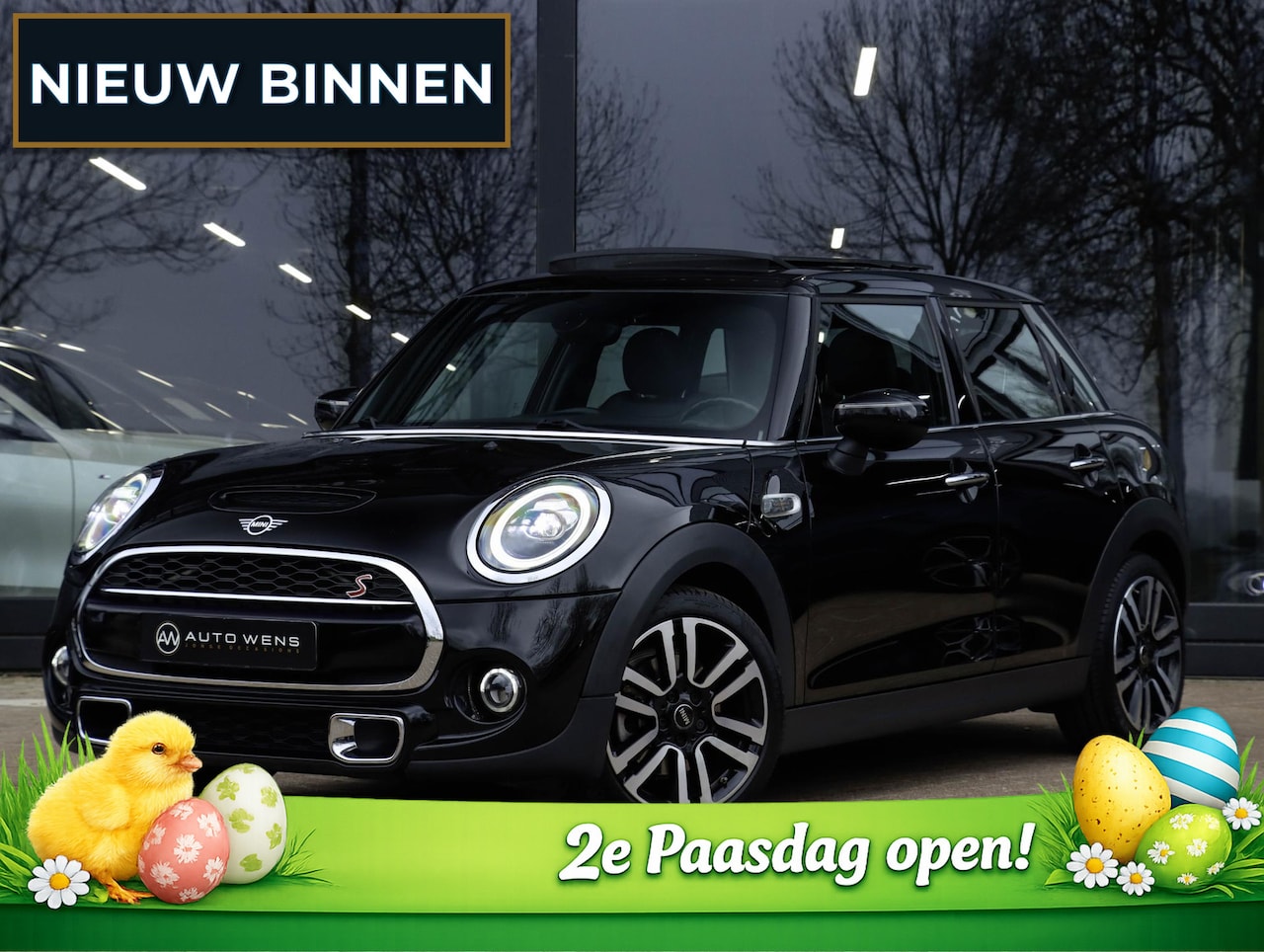 MINI Cooper S - 2.0 Greenwich 192PK Panodak Sportstoelen Leer Camera - AutoWereld.nl