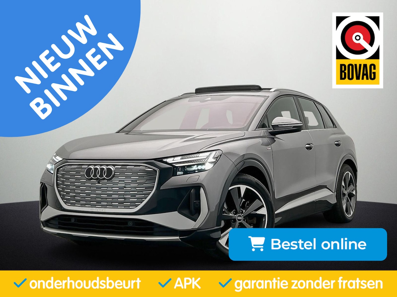 Audi Q4 e-tron - 50 quattro S-Line|Pano|Sportstoelen| Sonos|ACC|Trekhaak|20''|Elec st L+R - AutoWereld.nl