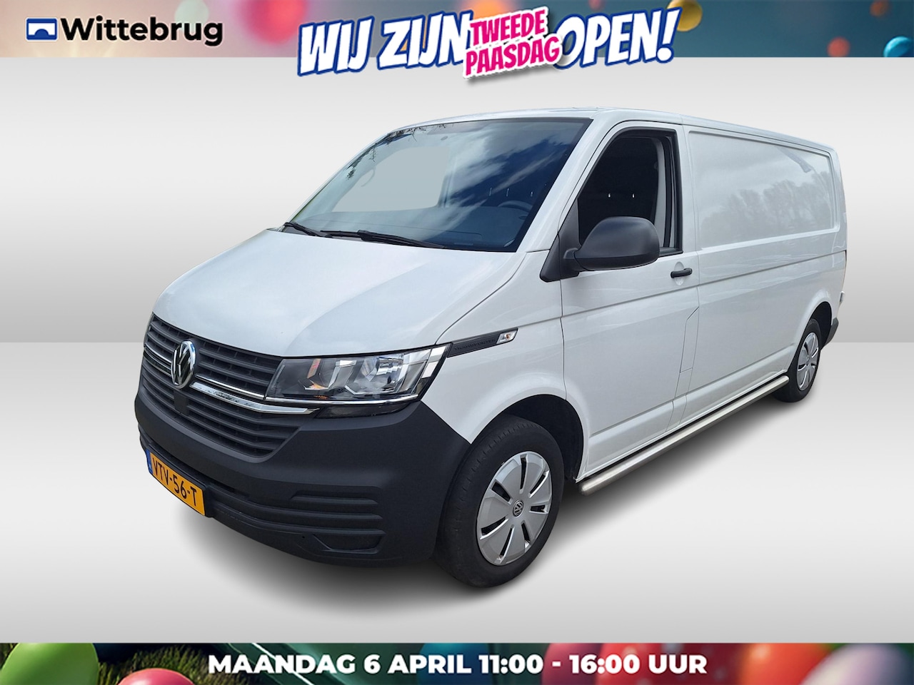 Volkswagen Transporter - 6.1 - 2.0 TDI L2H1 28 Eco Business 110 pk - PDC / Bluetooth - AutoWereld.nl