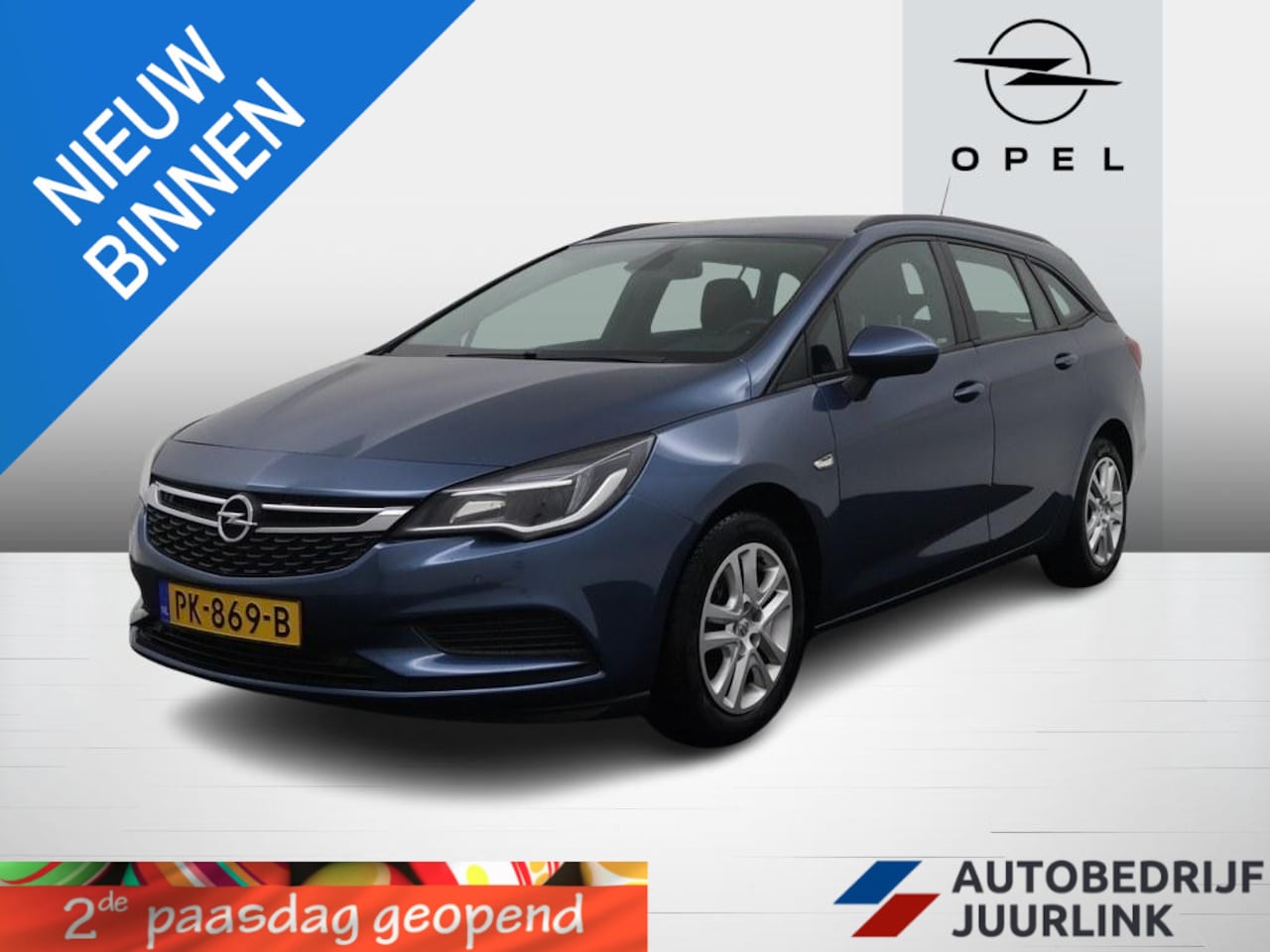 Opel Astra Sports Tourer - 1.0 Turbo Online Edition Trekhaak/CarPlay/Cruise / Zuinig in verbruik! - AutoWereld.nl
