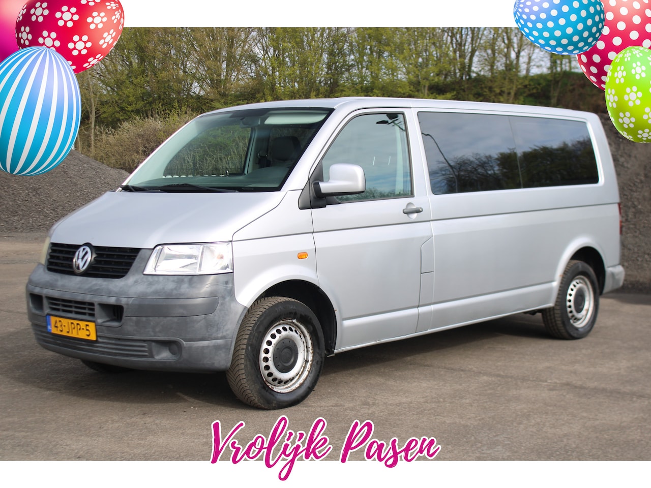 Volkswagen Transporter Kombi - 1.9 TDI 340 Trendl. 9-Persoons *Pasen Geopend!* - AutoWereld.nl