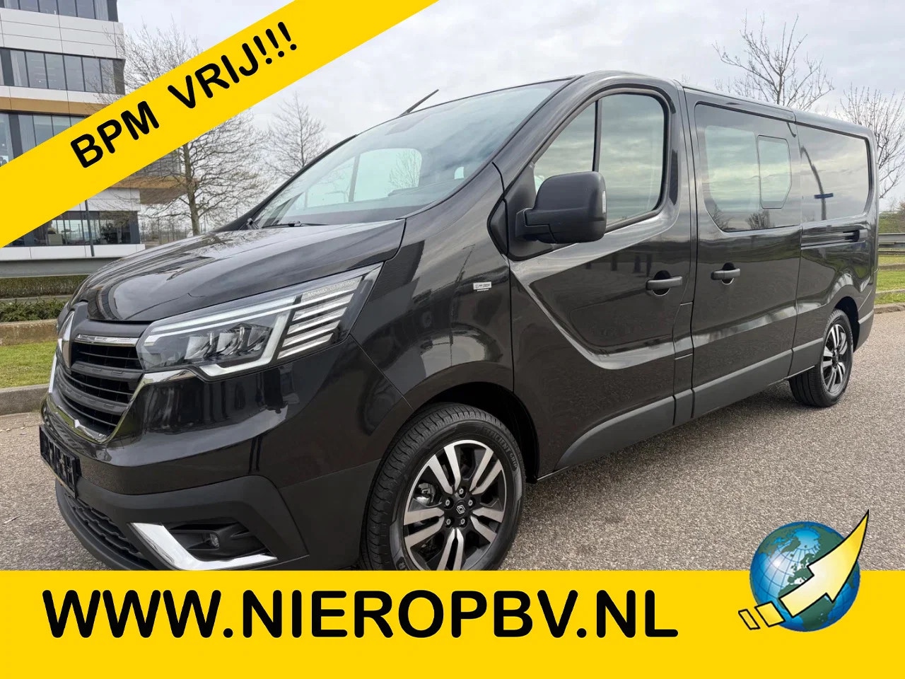 Renault Trafic - 2.0DCI L2H1 Automaat 170PK Dubbelcabine Airco Navi Cruisecontrol Dubbel Schuifdeur NIEUW B - AutoWereld.nl