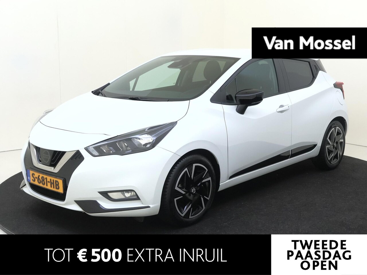 Nissan Micra - 1.0 IG-T 90Pk N-Design | Navigatie | Apple & Android Carplay | Bose Geluidsysteem | Parkee - AutoWereld.nl