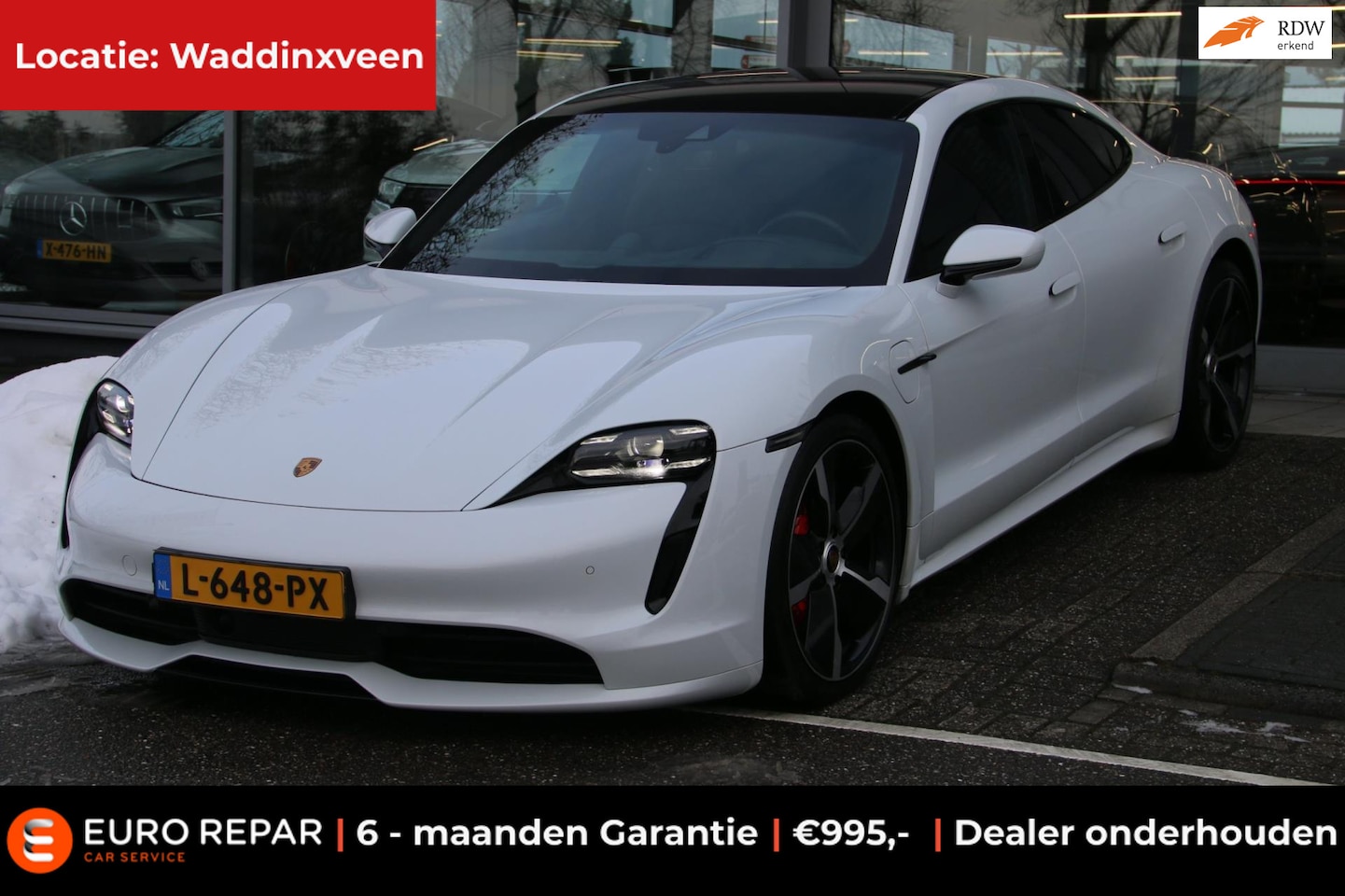 Porsche Taycan - Performance 93 kWh BTW PANO HEAD-UP - AutoWereld.nl