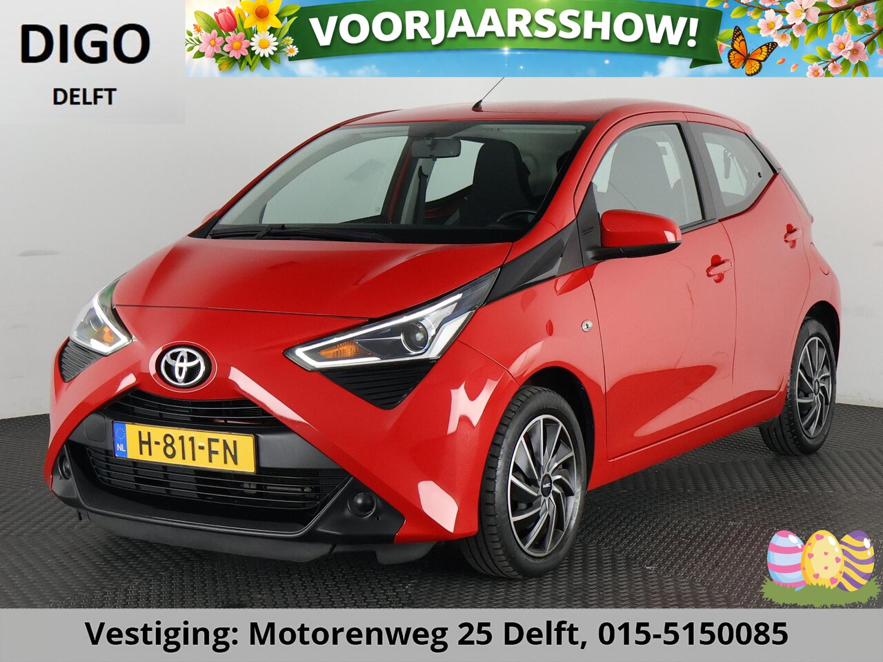 Toyota Aygo - 1.0 VVT-i X-PLAY CARPLAY NAVI GARANTIE 2030* . CAMERA . DEALER ONDERHOUDEN . APPLE CARPLAY - AutoWereld.nl