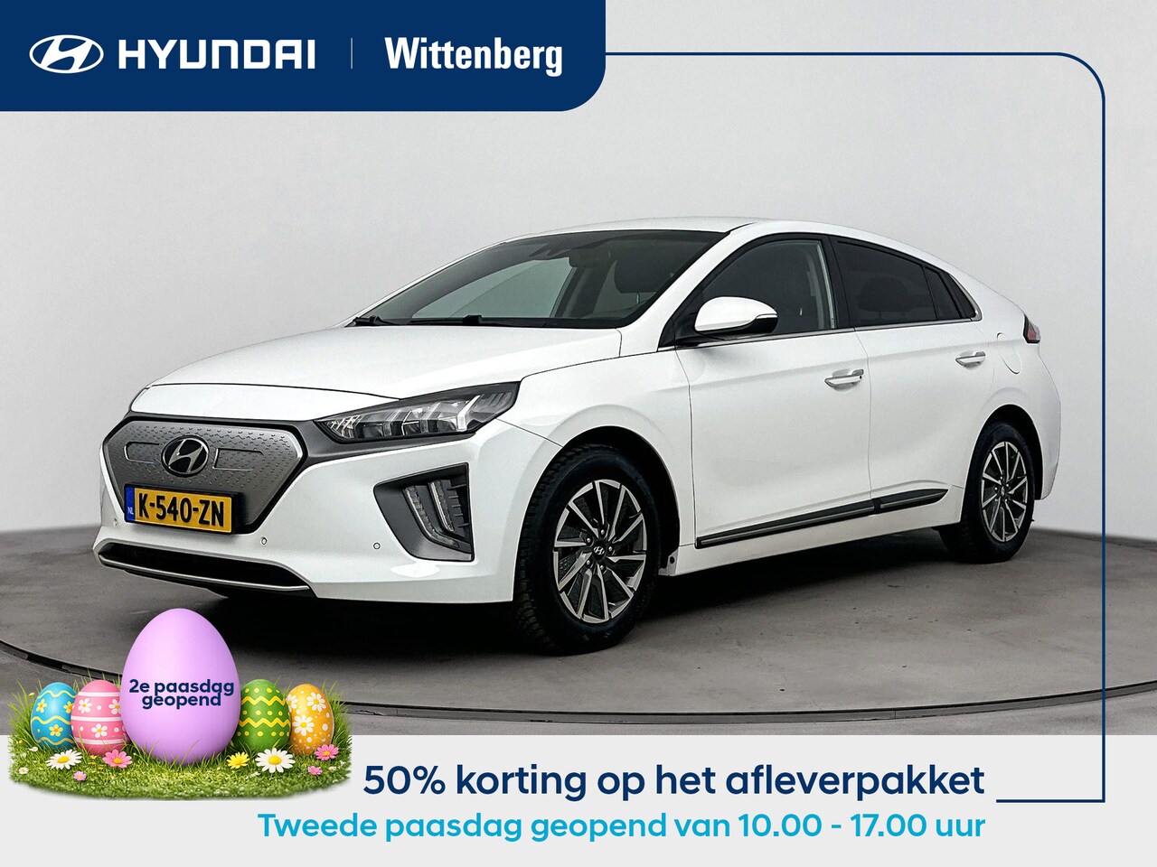 Hyundai IONIQ - PREMIUM EV 38 kWh | SoH 95%! | WARMTEPOMP | CAMERA | CRUISE ADAPT. | CLIMA | NAVI | LEDER - AutoWereld.nl