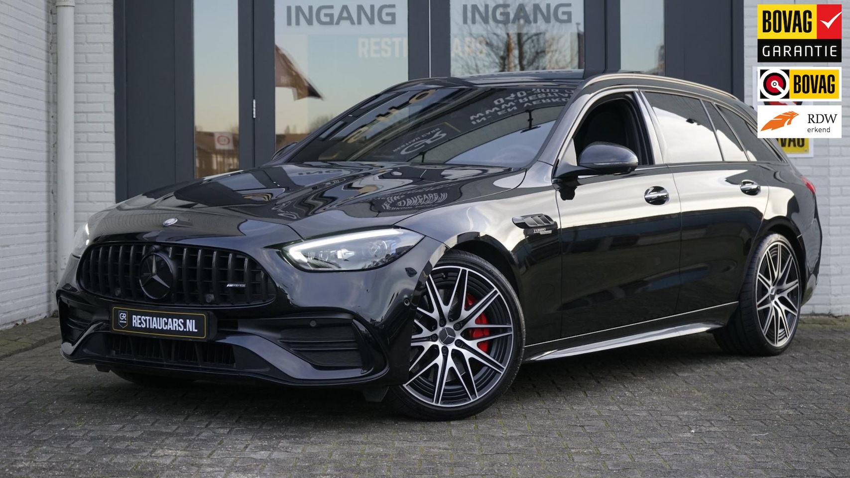 Mercedes-Benz C-klasse - C43 AMG 4MATIC 43 PERFORMANCE-360 CAMERA-ACC-AMBIANCE-BURMESTER-CARBON-DIGITAL LIGHT-HUD-P - AutoWereld.nl