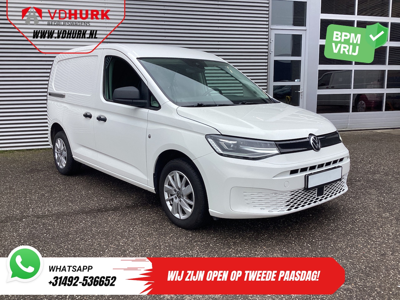 Volkswagen Caddy Cargo - 2.0 TDI 125 pk LED/ Standkachel/ Stoelverw./ Inrichting/ Airco/ Cruise/ Camera/ PDC/ 16”LM - AutoWereld.nl