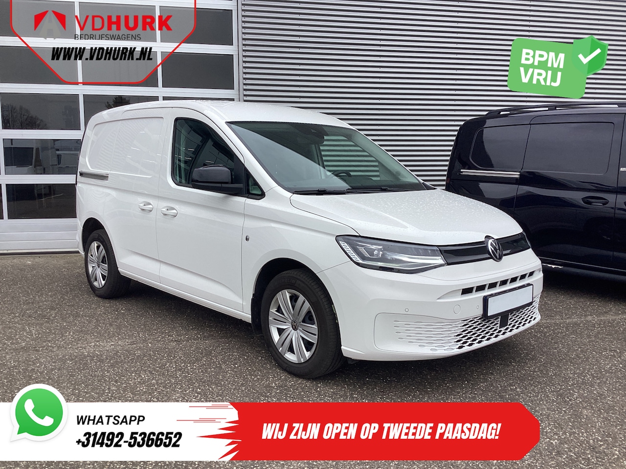 Volkswagen Caddy Cargo - 2.0 TDI 125 pk DSG Aut. LED/ Standkachel/ Stoelverw./ Carplay/ Airco/ Cruise/ PDC/ Trekhaa - AutoWereld.nl