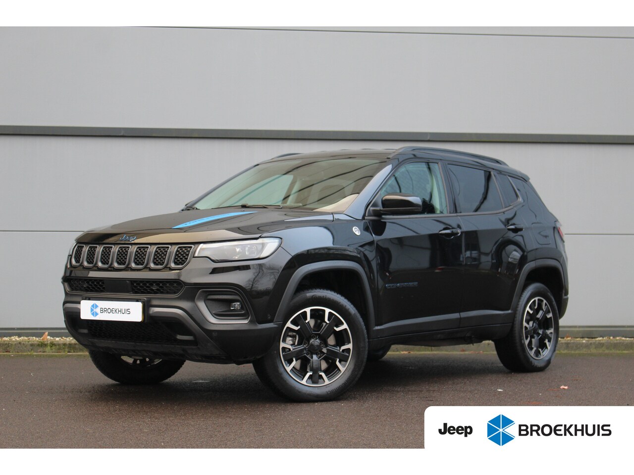 Jeep Compass - 4xe 240 PK Plug-in Hybrid Trail Hawk | Adapt. Cruise | Leder | Memory Stoel | Stoelvent. | - AutoWereld.nl