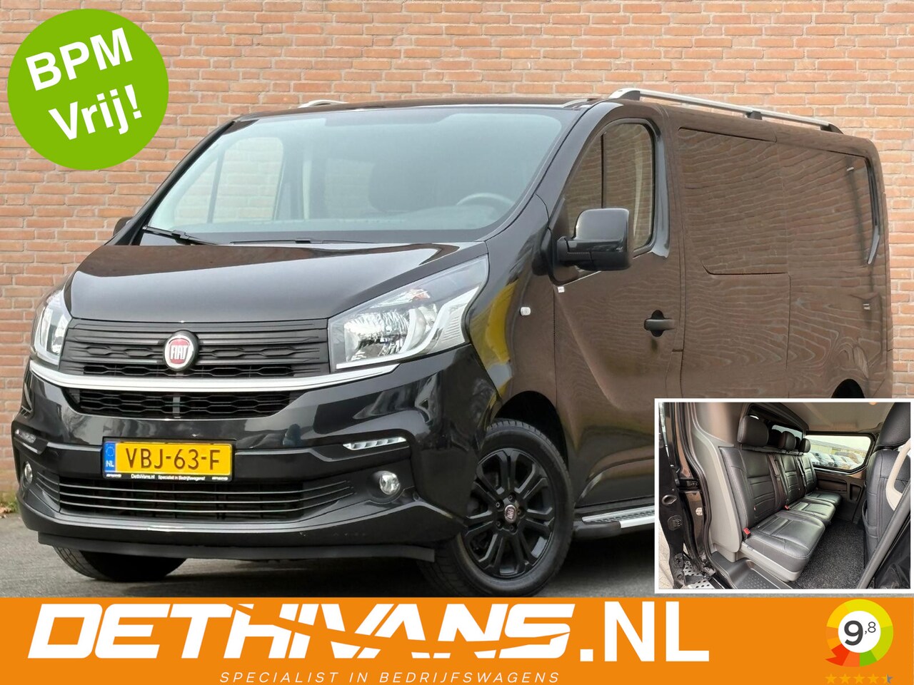 Fiat Talento - 1.6MJ 126PK Lang Dubbelcabine / Leer / Topstaat - AutoWereld.nl