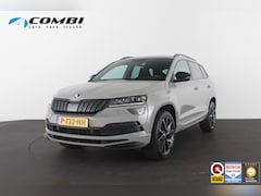 Skoda Karoq - 1.5 TSI ACT Sportline Business > 150pk/Camera/Trekhaak wegklapbaar/Steel Grey/19inch