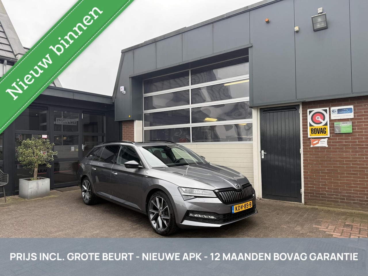 Skoda Superb Combi - 1.4 TSI iV PHEV Sportline PANO/TH *ALL-IN PRIJS* - AutoWereld.nl