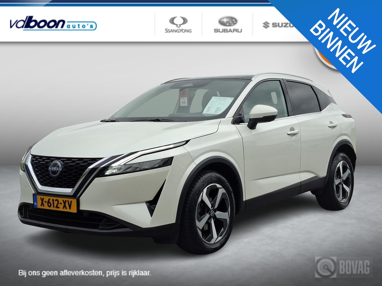 Nissan Qashqai - 1.3 MHEV Xtronic N-Connecta NAVI | PANO DAK | NL-auto | rijklaarprijs !! - AutoWereld.nl