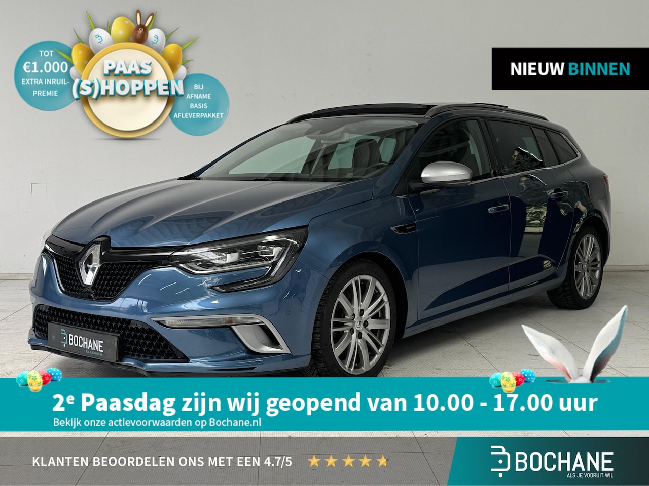 Renault Mégane Estate - 1.6 TCe GT | Trekhaak | Dealer Onderhouden | Achteruitrijcamera | Panoramadak | - AutoWereld.nl