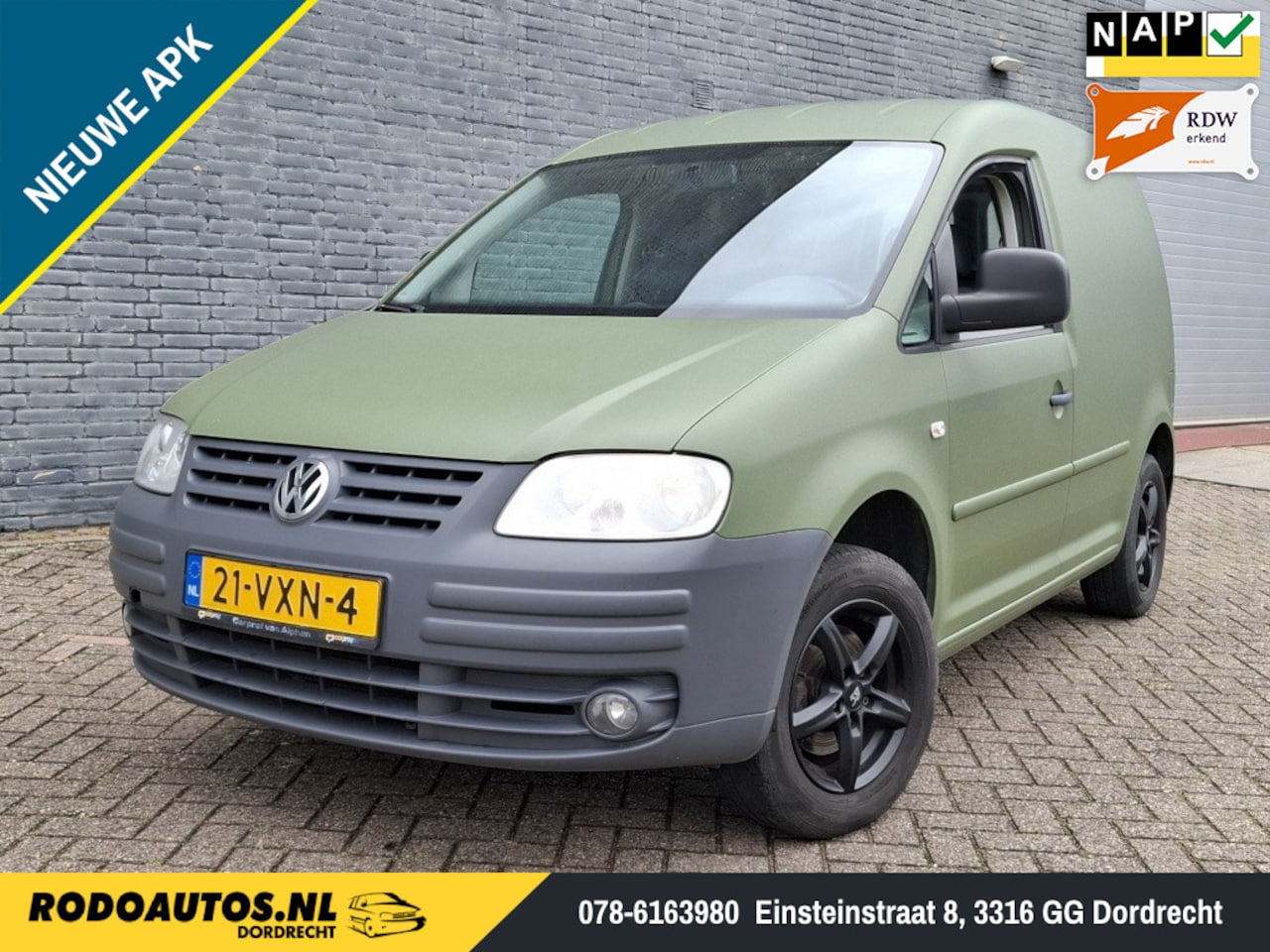 Volkswagen Caddy - 2.0 SDI Airco/Cruise/Matgroen/Netjes ✅ - AutoWereld.nl