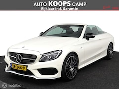Mercedes-Benz C-klasse Cabrio - AMG 43 4MATIC 367Pk Aut-9 | Zwart-leder | Stoelverw./koeling | Sportuitlaat | parelmoer wi